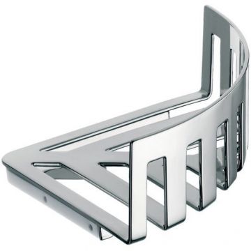 Полочка-решетка угловая Emco (Емко) System2 съемная 182x180x80 мм подвесной Хром 3545 001 33