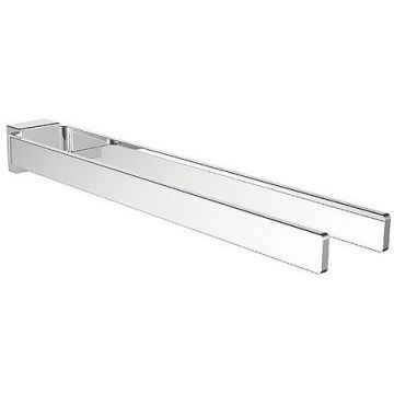 Полотенцедержатель Emco (Емко) Cue двойной 43 сантиметра Хром 3250 001 43