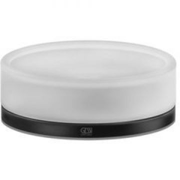 Мыльница настольная Gessi Emporio (Гесси Емпорио), сатинированное стекло, черный матовый, 38827#299