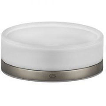 Мыльница настольная Gessi Emporio (Гесси Емпорио), сатинированное стекло, Finox Brushed Nickel, 38827#149