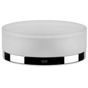 Мыльница настольная Gessi Emporio (Гесси Емпорио), сатинированное стекло, Хром, 38827#031