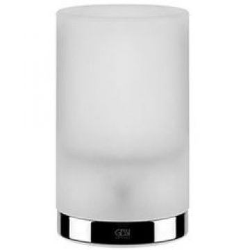 Стакан настольный Gessi Emporio, сатинированное стекло, Хром, 38833#031