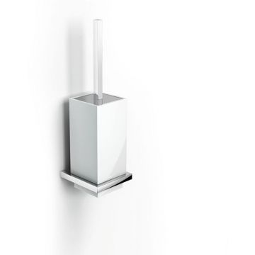 Туалетный ершик IBB (ИББ) Xoni подвесной с колбой из искусственного камня, хром, XO12 CRO/CRO
