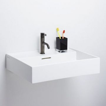 Стакан Laufen (Лауфен) Kartell настольный пластиковый 7х7х12 см плотный черный 3.8233.0.091.000.1