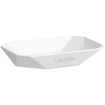Керамическая мыльница Laufen (Лауфен) Home Collection 130х85х25 мм настольная Белый 8.7777.6.000.000.1
