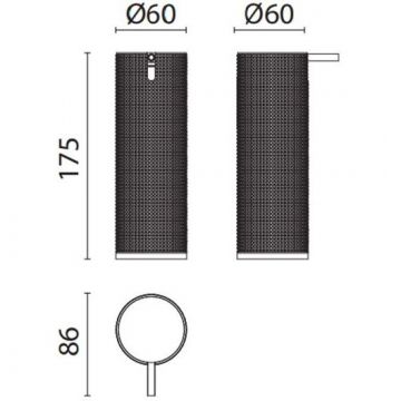 Дозатор для жидкого мыла Oasis (Оазис) Defile настольный хром 0AGD020CR
