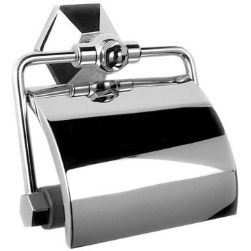Держатель туалетной бумаги подвесной Stella (Стелла) Eccelsa с деревянным роликом 1032 Хром EC 10014 CR00