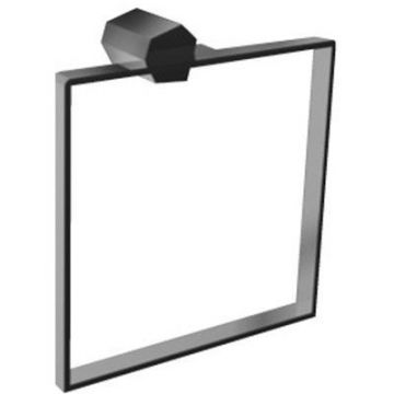 Полотенцедержатель Stella (Стелла) подвесной квадратной формы 25 см Хром ST 10033 CR00