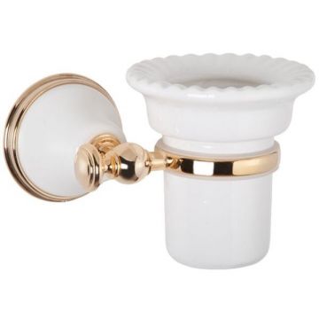 Стакан подвесной TW collection Harmony керамический 109 Золото TWHA109bi/oro