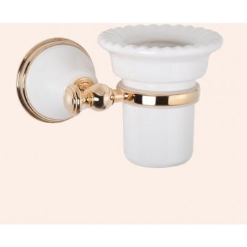 Стакан подвесной TW collection Harmony керамический 109 Золото TWHA109bi/oro