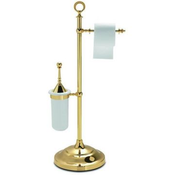 Напольная стойка TW collection (Тв Коллектион) , бумагодержатель и ерш, Золото, TWSIG52OR