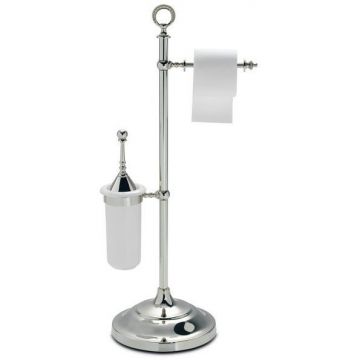 Напольная стойка TW collection (Тв Коллектион) Bristol, бумагодержатель и ерш, Хром, TWSIG52CR
