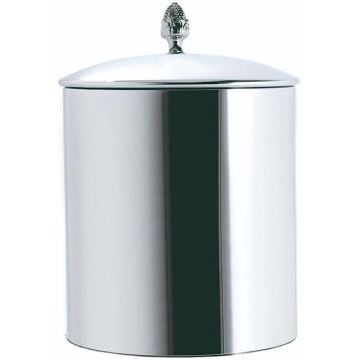 Ведро напольное TW collection (Тв Коллектион) , латунь, диаметр 22 см, высота 29 см, Хром, TWSSS6501CR