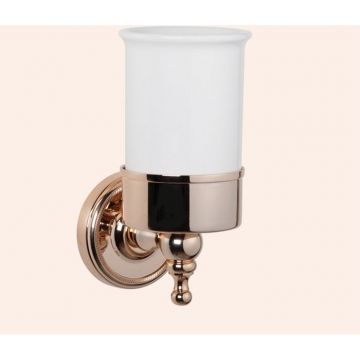 Стакан подвесной керамический TW collection (Тв Коллектион) Bristol, светлое золото, TWBR109gold