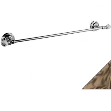 Полотенце-держатель TW collection (Тв Коллектион) Crystal, 60 см, с кристаллом Swarovski, бронза, TWCR111br-sw