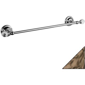 Полотенцедержатель TW collection (Тв Коллектион) Crystal 49 см с кристаллом Swarovski Бронза TWCR113br-sw