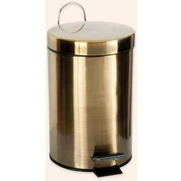 Ведро с педалью TW collection (Тв Коллектион) Harmony 3 литра, напольное, бронза, TWCV010-3brLight