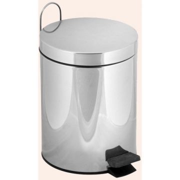 Ведро с педалью TW collection (Тв Коллектион) Harmony 5 литров, напольное, Хром, TWCV010-5cr