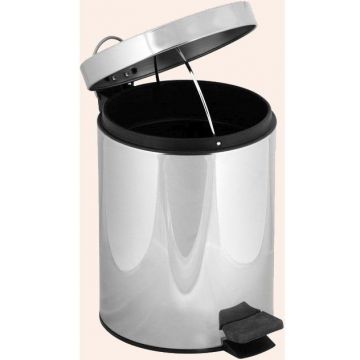 Ведро с педалью TW collection (Тв Коллектион) Harmony 5 литров, напольное, Хром, TWCV010-5cr