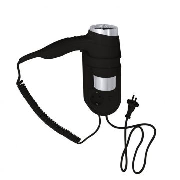 Фен Bemeta (Бемета) Hotel с держателем и розеткой черный (945233058)