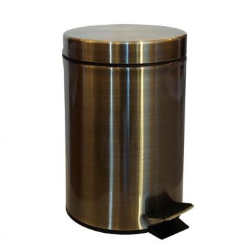 Ведро мусорное Bemeta (Бемета) Retro 3 л бронза (104315023)