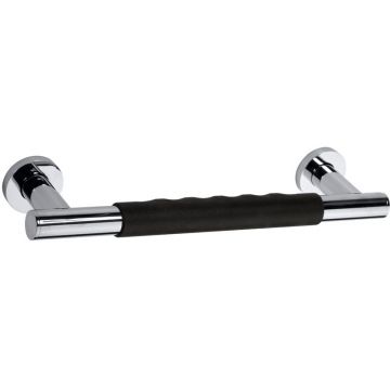 Поручень Bemeta Omega (Омега) 300 мм прямой резина хром (104507661)