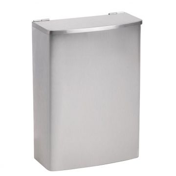 Контейнер для мусора Bemeta (Бемета) Hotel 3л настенный сталь шлифованная (105115055)