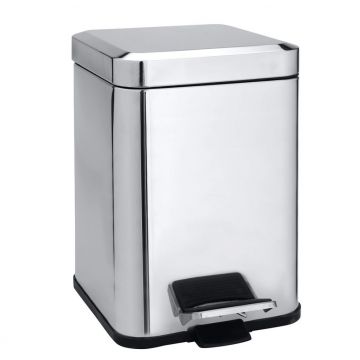 Мусорный ящик Bemeta (Бемета) Hotel 6 л сталь полированная (125115071)
