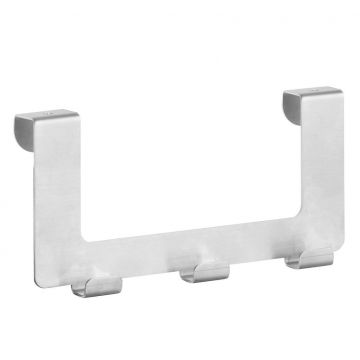 Вешалка дверная Bemeta (Бемета) Neo 3 крючков сталь шлифованная (101106225)