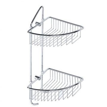 Полка угловая двойная Bemeta (Бемета) Cytro для мыла хром (146208232)