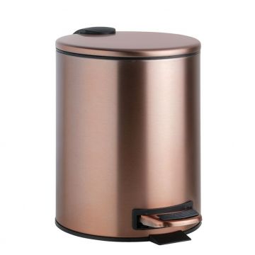 Ведро мусорное Bemeta (Бемета) Amber с лифтом 5 л медное золото (155315010)