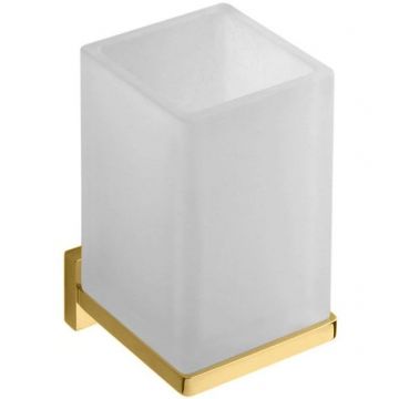 Стакан подвесной Colombo (Коломбо) Look, PVD золото матовое, матовое стекло, B1602.OM-VAN