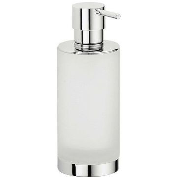 Дозатор для жидкого мыла Colombo (Коломбо) Nordic настольный, матовое стекло, Хром, B9324.CR-VAN