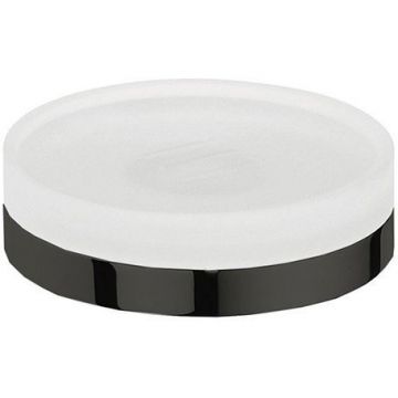 Мыльница настольная Colombo (Коломбо) Nordic, PVD графит матовый, матовое стекло, B5240.GM-VAN