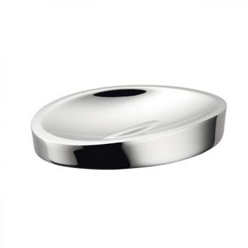 Мыльница металлическая Colombo (Коломбо) Plus настольная 12х8х3 см Хром W4940.CR