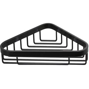 Угловая металлическая полочка Colombo (Коломбо) Basic 20.5х12х4.5 см Черный матовый B2732.NM