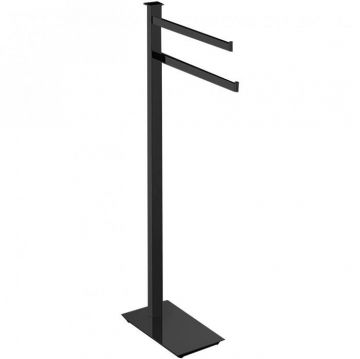 Напольная стойка Colombo (Коломбо) Units с двойным подержателем, высота 86 см, Черный матовый, B9103.NM