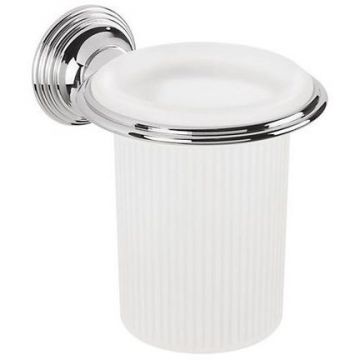 Стакан подвесной Colombo (Коломбо) Hermitage, матовое стекло, Хром, B3302.CR-VAN