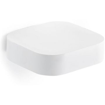 Настенная металлическая мыльница Gedy (Геди) Outline, цвет белый матовый 3212(22)