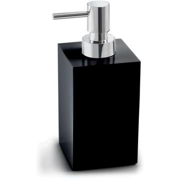 Настольный дозатор Gedy (Геди) Sofia с пластиковой помпой, черный матовый SF80(14)
