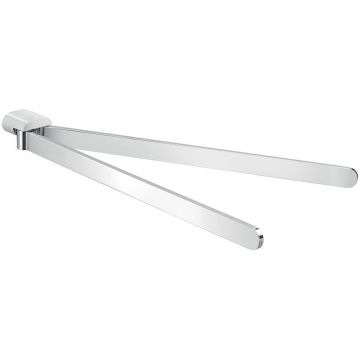 Полотенцедержатель Gedy (Геди) Azzorre двойной поворотный, цвет хром A123(13)