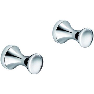 Набор из 2-х крючков Gedy (Геди), цвет хром 2127(13)