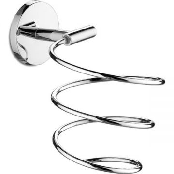 Держатель для фена Gedy (Геди) с круглым держателем, цвет хром 5055(13)