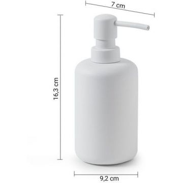 Настольный дозатор Gedy (Геди) Brenda с пластиковой помпой, цвет черный матовый BR80(14)