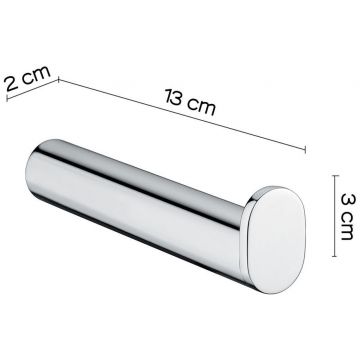 Бумагодержатель Gedy (Геди) Canarie для запасного рулона, цвет хром A224/02(13)