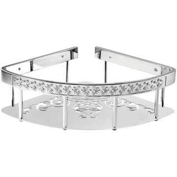 Решетка угловая 1-уровневая Sanibano (Санибано) с узором, длина 22 см, цвет золото HL073/GOLD