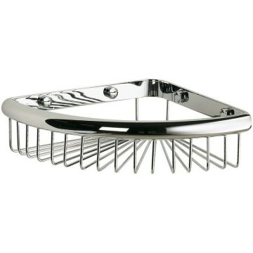 Решетка угловая 1-уровневая Sanibano (Санибано) , длина 16 см, цвет хром H220/CR