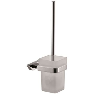 Ершик настенный стеклянный Sanibano (Санибано) Rock, цвет хром H6400/10CR