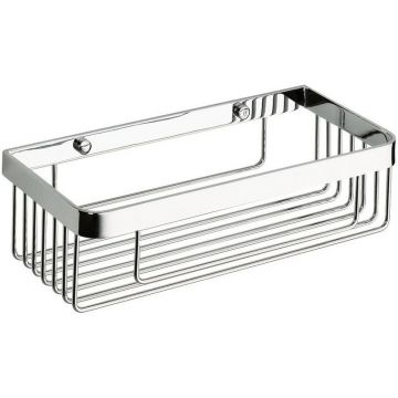 Решетка прямоугольная 1-уровневая Sanibano (Санибано) (30х14х8 см) , цвет черный матовый H277/MB