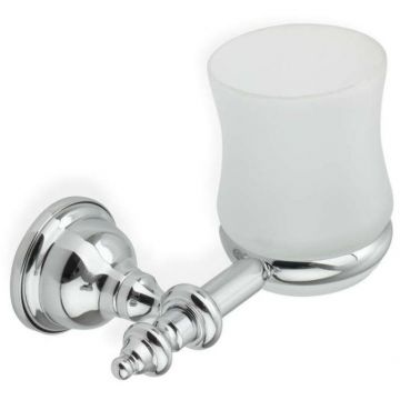 Стакан настенный стеклянный Stil Haus (Стил Хаус) Elite, цвет золото EL10(16)